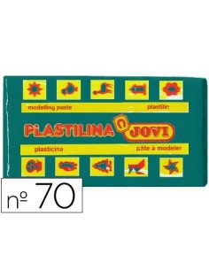 PLASTILINA JOVI 70 VERDE OSCURO -UNIDAD -TAMAÑO PEQUEÑO