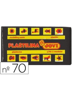 PLASTILINA JOVI 70 NEGRO -UNIDAD -TAMAÑO PEQUEÑO
