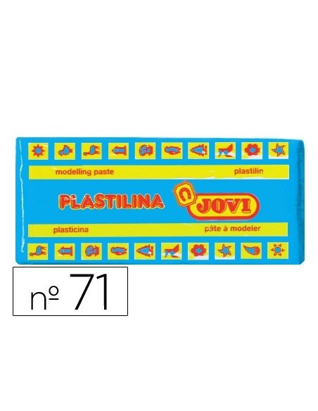 PLASTILINA JOVI 71 AZUL CLARO -UNIDAD -TAMAÑO MEDIANO