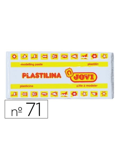 PLASTILINA JOVI 71 BLANCO -UNIDAD -TAMAÑO MEDIANO