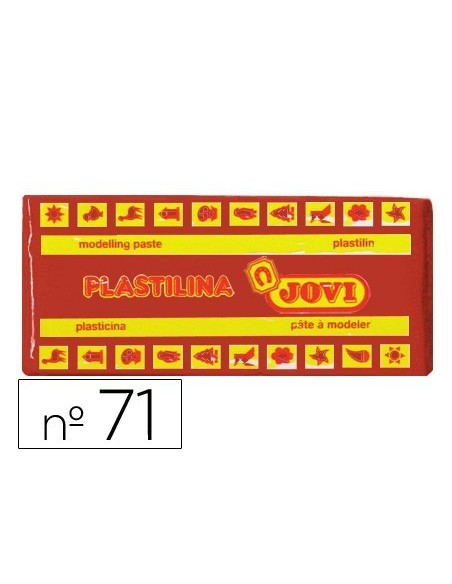 PLASTILINA JOVI 71 MARRON -UNIDAD -TAMAÑO MEDIANO