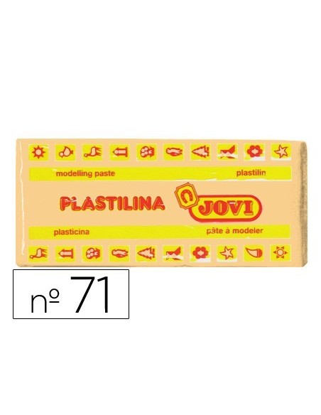 PLASTILINA JOVI 71 CARNE -UNIDAD -TAMAÑO MEDIANO