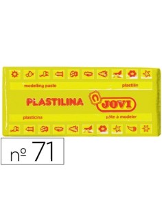 PLASTILINA JOVI 71 AMARILLO OSCURO -UNIDAD -TAMAÑO MEDIANO