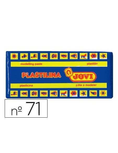 PLASTILINA JOVI 71 AZUL OSCURO -UNIDAD -TAMAÑO MEDIANO
