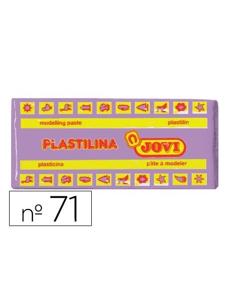 PLASTILINA JOVI 71 LILA -UNIDAD -TAMAÑO MEDIANO