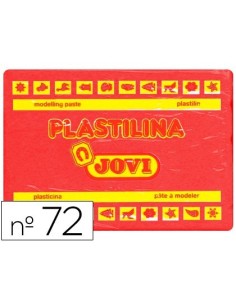 PLASTILINA JOVI 72 ROJO -UNIDAD -TAMAÑO GRANDE