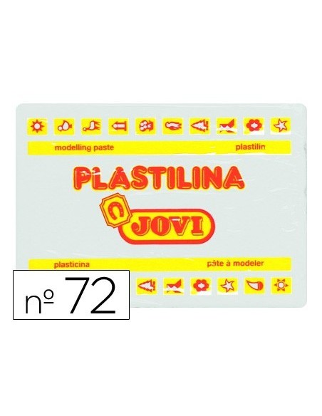 PLASTILINA JOVI 72 BLANCO -UNIDAD -TAMAÑO GRANDE