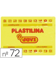 PLASTILINA JOVI 72 AMARILLO CLARO -UNIDAD -TAMAÑO GRANDE