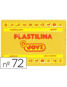 PLASTILINA JOVI 72 AMARILLO OSCURO -UNIDAD -TAMAÑO GRANDE
