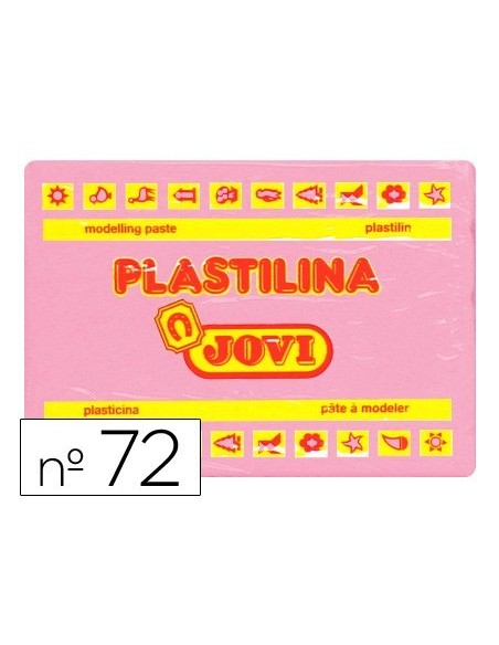 PLASTILINA JOVI 72 ROSA -UNIDAD -TAMAÑO GRANDE