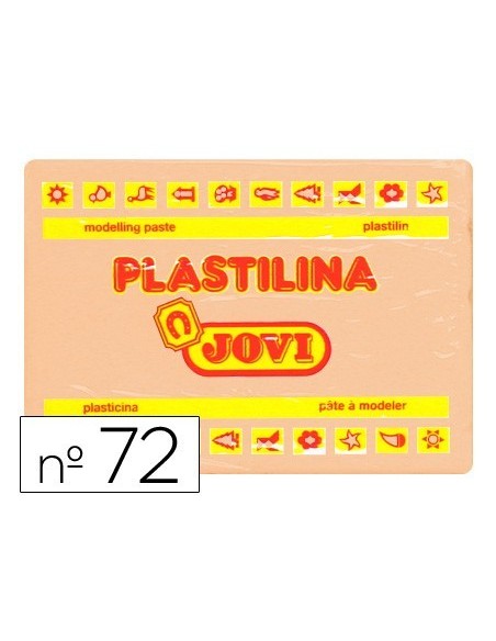 PLASTILINA JOVI 72 CARNE -UNIDAD -TAMAÑO GRANDE