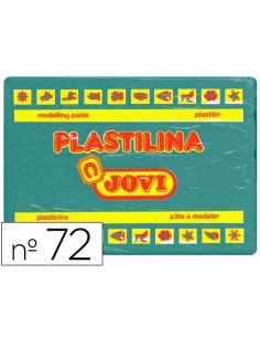 PLASTILINA JOVI 72 VERDE OSCURO -UNIDAD -TAMAÑO GRANDE