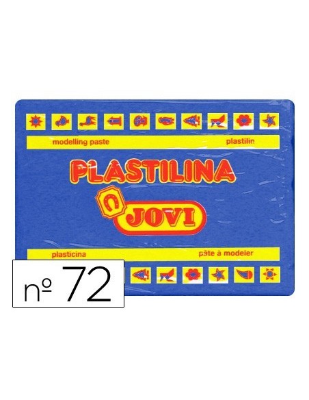 PLASTILINA JOVI 72 AZUL OSCURO -UNIDAD -TAMAÑO GRANDE