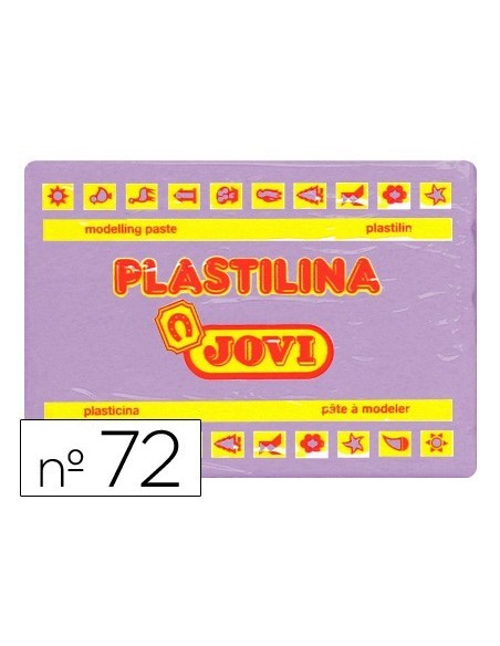 PLASTILINA JOVI 72 LILA -UNIDAD -TAMAÑO GRANDE