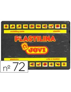 PLASTILINA JOVI 72 NEGRO -UNIDAD -TAMAÑO GRANDE