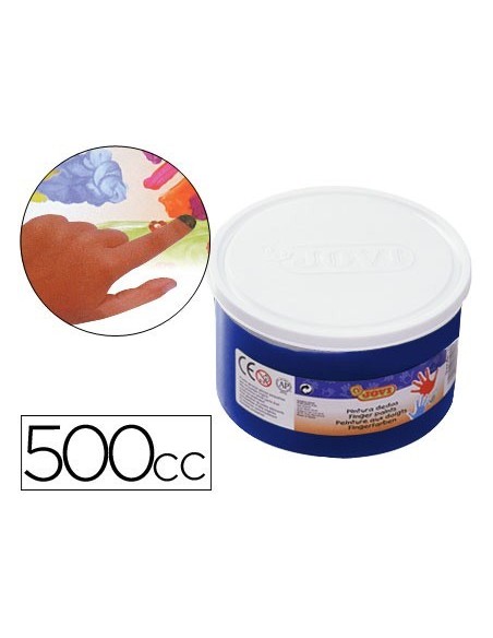 PINTURA A DEDOS JOVI 500 CC AZUL