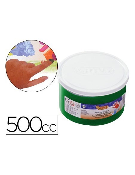 PINTURA A DEDOS JOVI 500 CC VERDE
