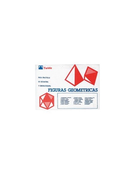 FIGURAS GEOMETRICAS TEIDE TROQUELADAS BOLSA 22 FIGURAS SURTIDAS