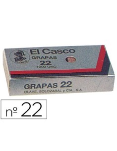 GRAPAS EL CASCO N.22 CAJA DE 1000 UNIDADES