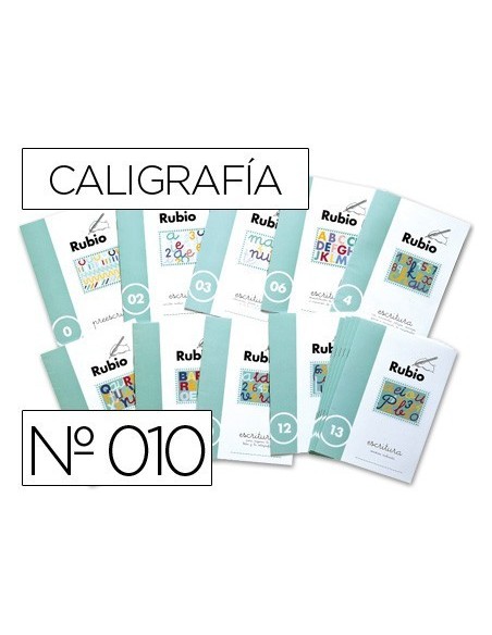 CUADERNO RUBIO CALIGRAFIA N. 010