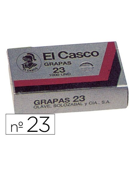 GRAPAS EL CASCO N.23 CAJA DE 1000 UNIDADES