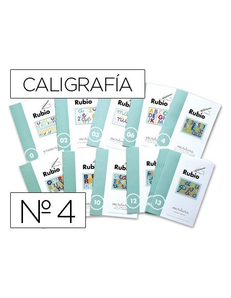 CUADERNO RUBIO CALIGRAFIA N. 4