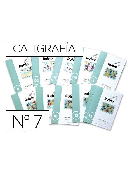 CUADERNO RUBIO CALIGRAFIA N. 7
