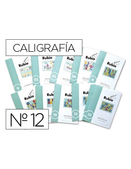 CUADERNO RUBIO CALIGRAFIA N. 12