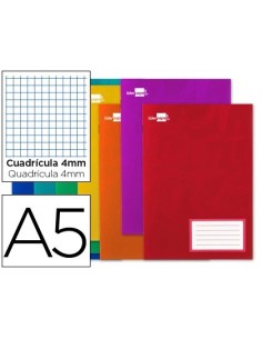 LIBRETA LIDERPAPEL SMART A5 16 HOJAS 60G/M2CUADRO 4MM CON MARGEN