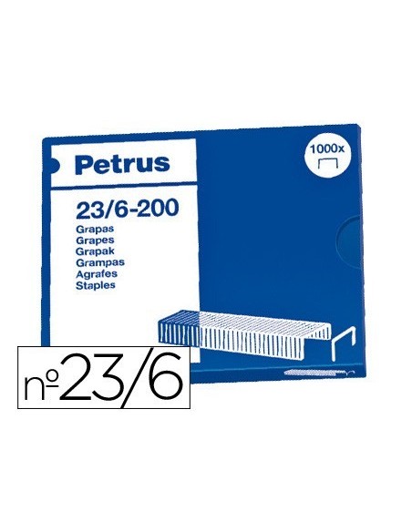 GRAPAS PETRUS N. 23/6 CAJA DE 1000 UNIDADES