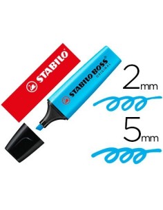 ROTULADOR STABILO BOSS FLUORESCENTE 70 AZUL