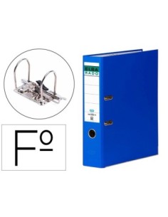 ARCHIVADOR DE PALANCA ELBA CARTON FORRADO FOLIO AZUL LOMO DE 80 MM RADO CHIC