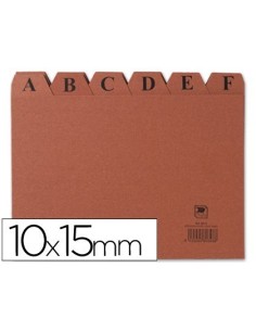 INDICE FICHERO LIDERPAPEL CARTON N.3 100X150 MM