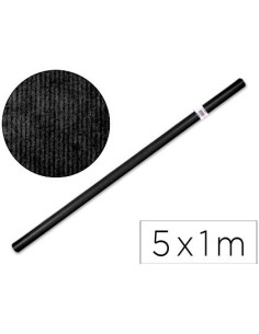 PAPEL KRAFT LIDERPAPEL NEGRO -ROLLO 5X1 MT