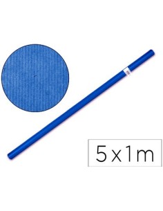 PAPEL KRAFT LIDERPAPEL AZUL ROLLO 5X1 MT