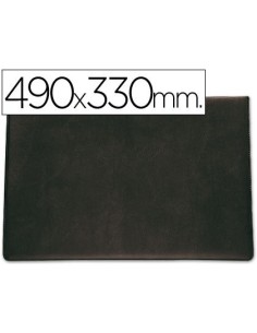 VADE SOBREMESA SARO LUJO 710 NEGRO 490X330 CM