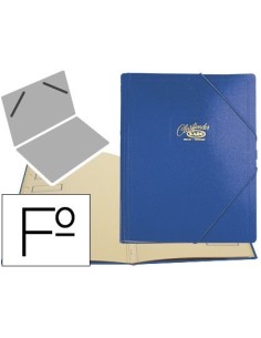 CARPETA CLASIFICADOR CARTON COMPACTO SARO FOLIO AZUL -12 DEPARTAMENTOS