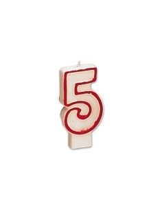 VELA CUMPLEAÑOS LIDERPAPEL N.5