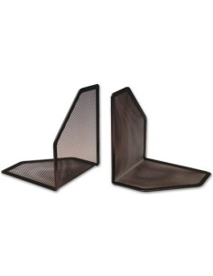 APOYALIBROS METALICO Q-CONNECT KF00857 REJILLA NEGRO JUEGO 170X140X135 MM