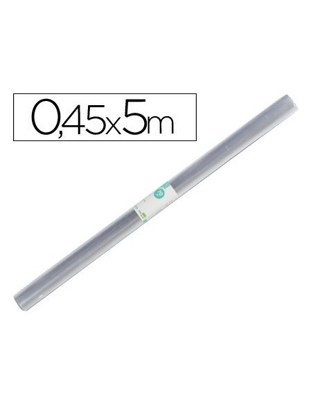 ROLLO PLASTICO FORRALIBROS 0,45X5 MT LIDERPAPEL