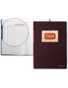 LIBRO MIQUELRIUS FOLIO 100 HOJAS CAJA ENTRADA Y SALIDA