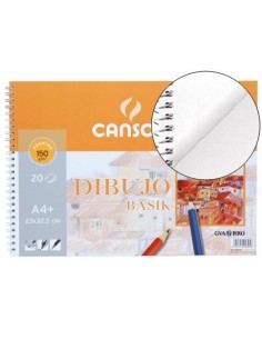 BLOC DIBUJO BASIK DIN A4 23X32.5 CM 20 HOJAS DE 150 GRAMOS