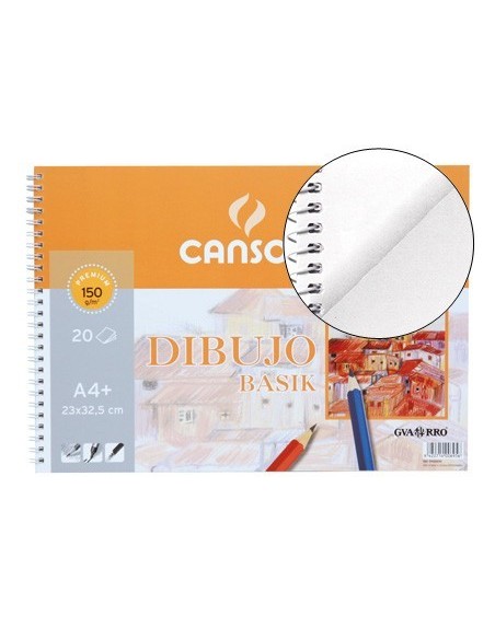 BLOC DIBUJO BASIK DIN A4 23X32.5 CM 20 HOJAS DE 150 GRAMOS