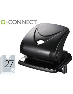 TALADRADOR Q-CONNECT KF01235 NEGRO ABERTURA 2,7 MM CAPACIDAD 27 HOJAS