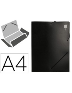 CARPETA LIDERPAPEL PORTADOCUMENTOS 36905 POLIPROPILENO DIN A4 NEGRA LOMO 50 MM