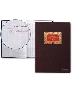 LIBRO MIQUELRIUS N.65 FOLIO 100 HOJAS FACTURAS RECIBIDAS