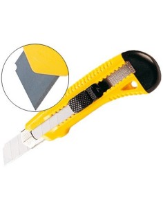 CUTER Q-CONNECT 68BC CON PROTECTOR METALICO DE CUCHILLA ANCHA