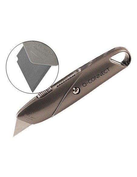 CUTER Q-CONNECT 219BC ANCHO METALICO GRIS
