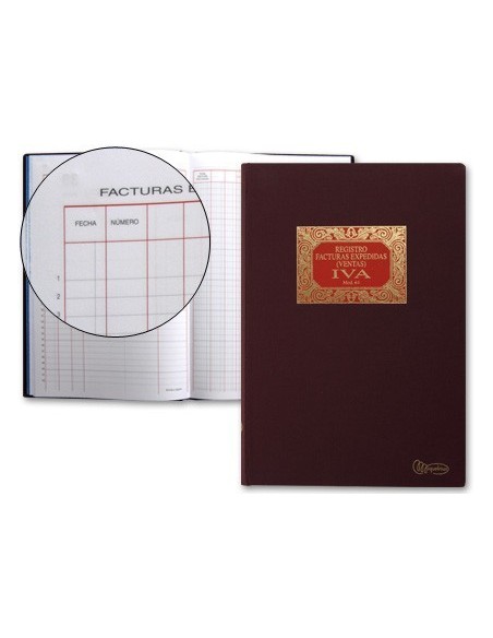 LIBRO MIQUELRIUS N.64 FOLIO 100 HOJAS FACTURAS EMITIDAS