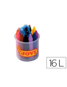 LAPICES CERA JOVICOLOR BOTE DE 16 COLORES SURTIDOS